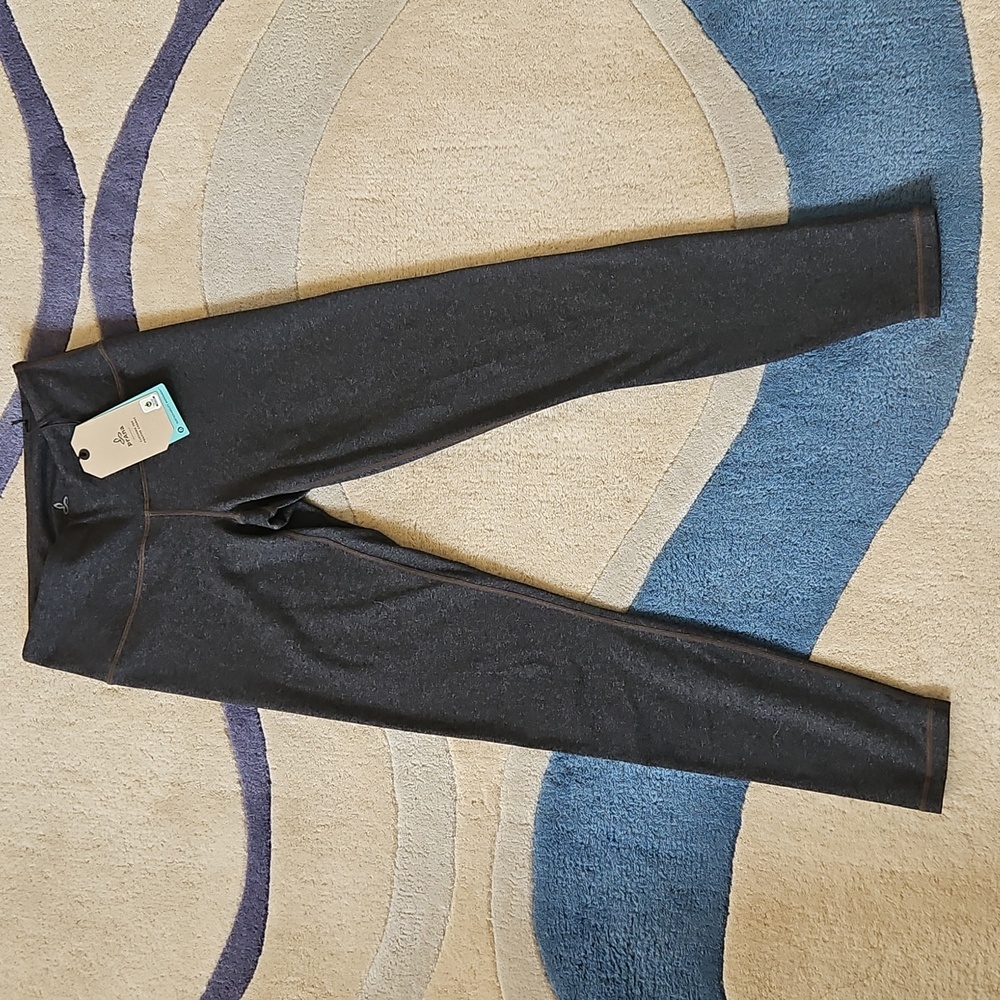 Prana Pillar Dark Gray Leggings Size Small